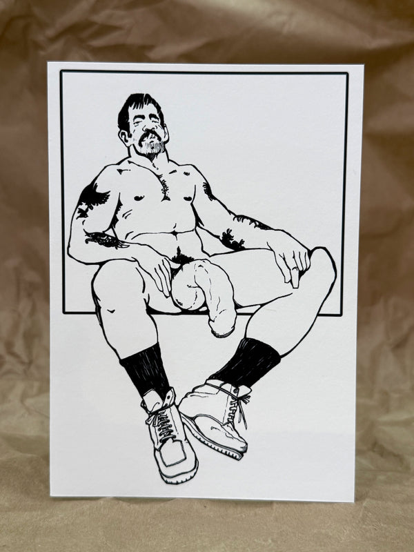 Bill Ward Drum Greeting Card: Hangin'