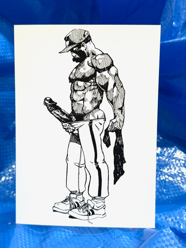 Bill Ward Drum Greeting Card: looking up