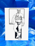 Bill Ward Drum Greeting Card: Pose