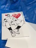 Bill Ward Drum Greeting Card: Hangin' V-Day