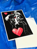 Bill Ward Drum Greeting Card: Who's ur daddy V-day