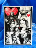 Bill Ward Drum Greeting Card: Sit on it V-Day