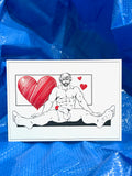 Bill Ward Drum Greeting Card: Spread V-Day