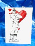 Bill Ward Drum Greeting Card: Hell Yes V-Day