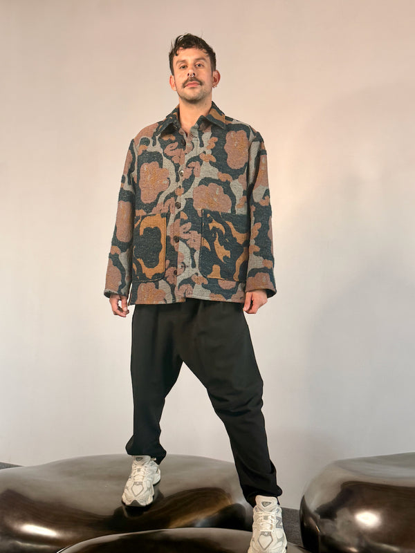 Henrik Vibskov Wheel Jacket Goat Navy