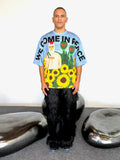 Walter Van Beirendonck WE COME IN PEACE TEE OVERSIZED
