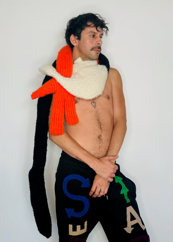 Walter Van Beirendonck ALIEN KNITTED SCARF