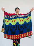 Walter Van Beirendonck Beep Beep Poncho - flame scarlet
