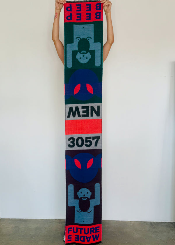 Walter Van Beirendonck Beep Beep Scarf - Orange