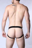 CELLBLOCK 13 Iron Grip Snap Off Jockstrap - Black