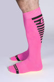 CELLBLOCK 13 Iron Grip Knee High Socks - Pink