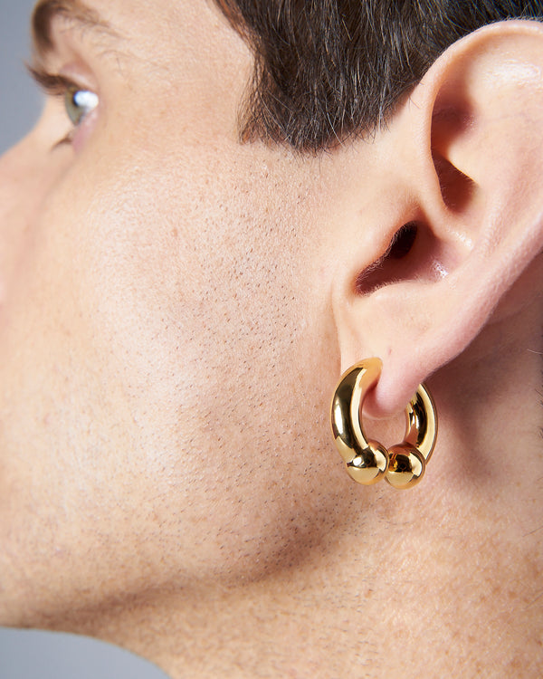 KISKA LAB MINI ALBERT GOLD EARRING