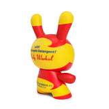 ANDY WARHOL 8 IN MASTERPIECE VINYL YELLOW BRILLO BOX DUNNY