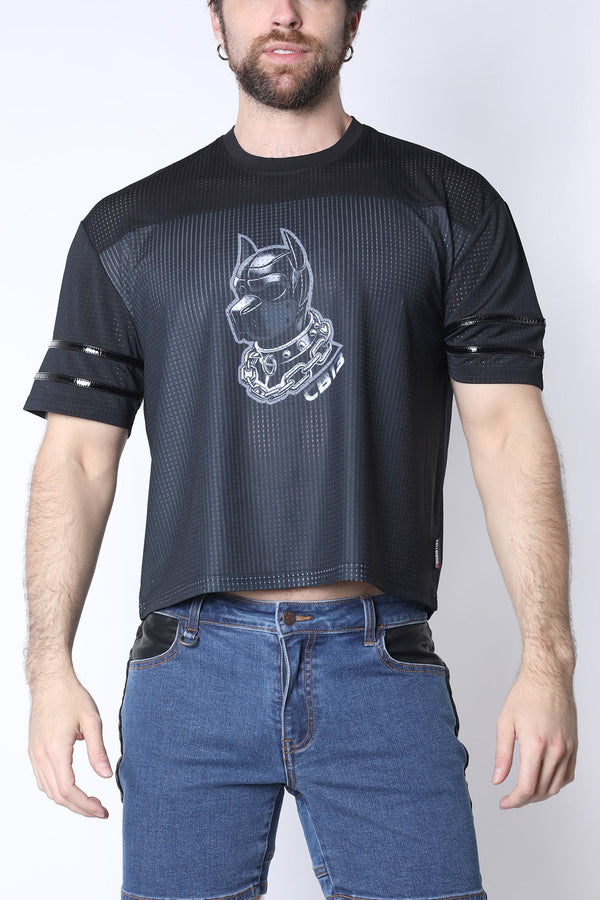 CELLBLOCK 13 Kennel Club DARK PUP Crop Top - Black