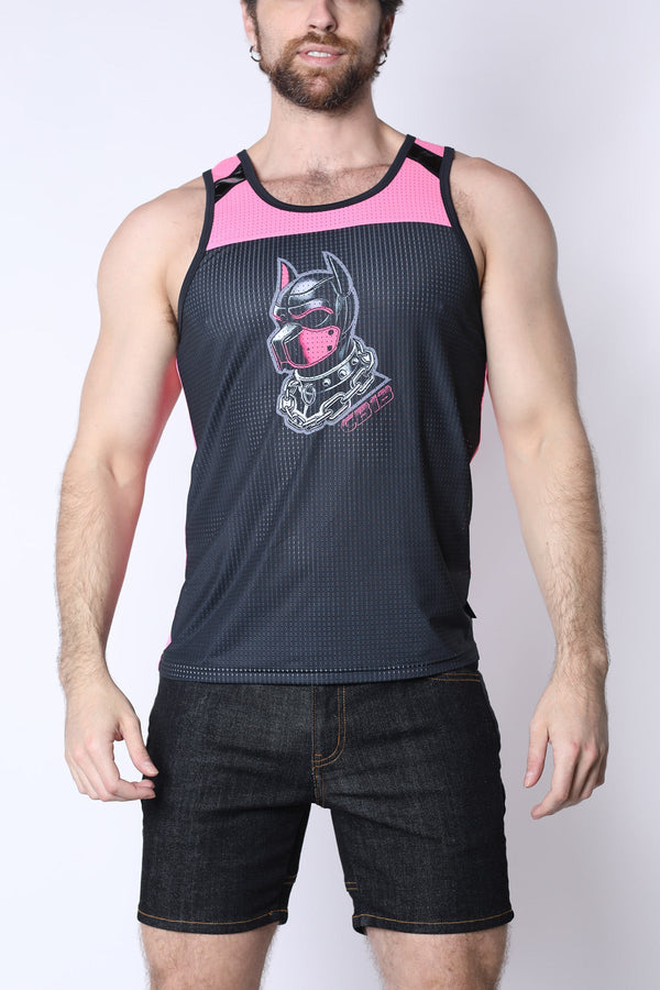 CELLBLOCK 13 Kennel Club DARK PUP Tank Top - Pink