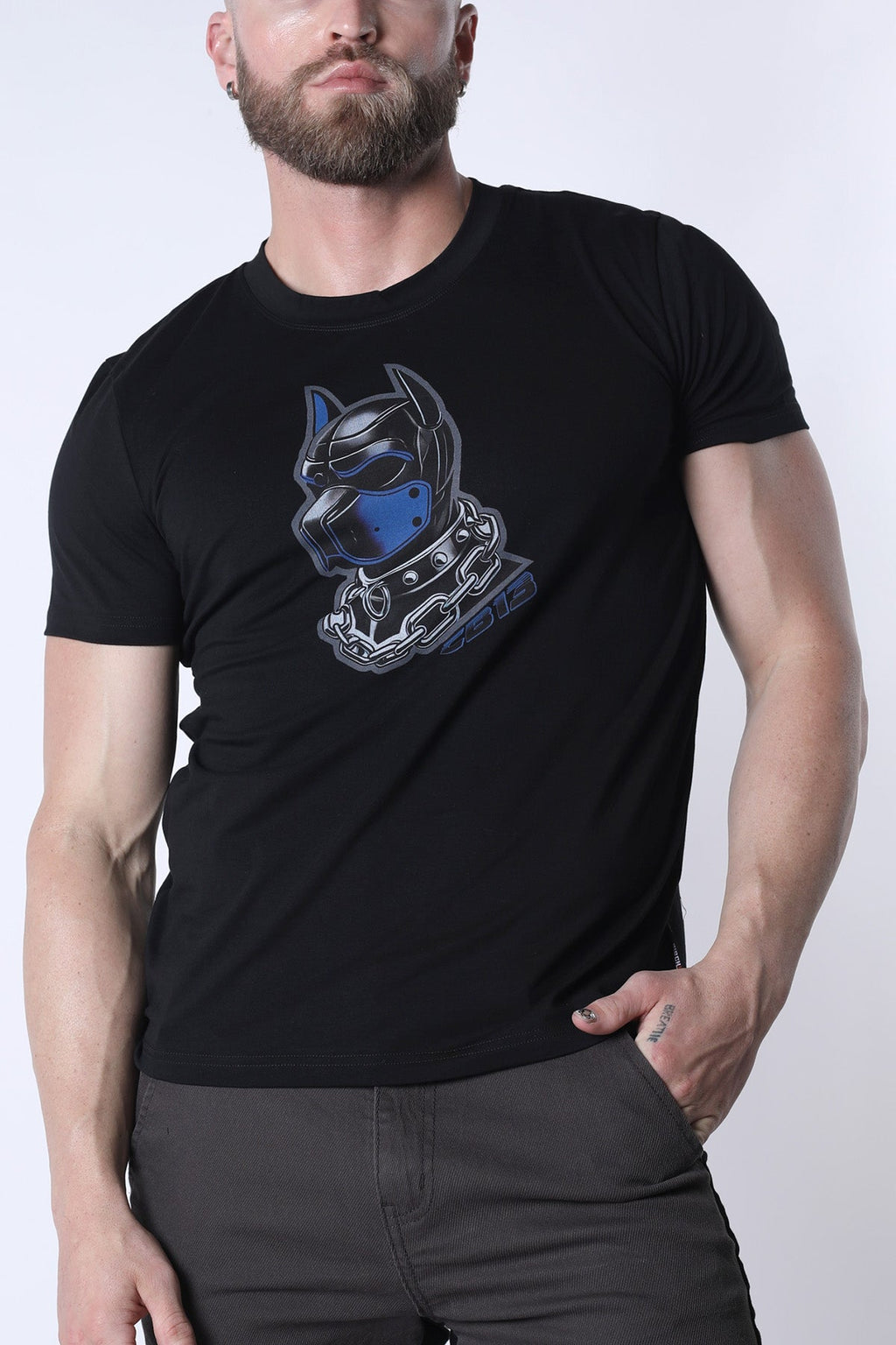 CELLBLOCK 13 Kennel Club DARK PUP Tee - Blue