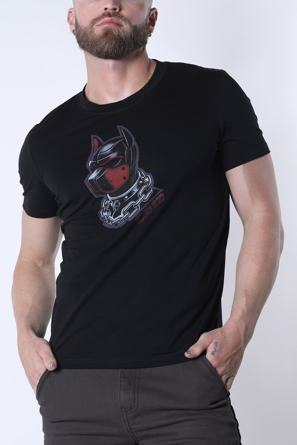 CELLBLOCK 13 Kennel Club DARK PUP Tee - Red