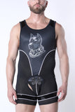 CELLBLOCK 13 Kennel Club DARK PUP Singlet Chaps - Black