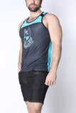 CELLBLOCK 13 Kennel Club DARK PUP Tank Top - Turquoise