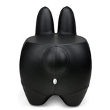 KIDROBOT ART GIANT LEATHER SMORKIN' LABBIT STOOL BY FRANK KOZIK - BLACK EDITION