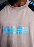 MARTINE ROSE OVERSIZED PANELLED T-SHIRT