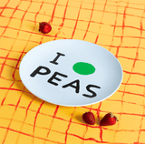 PEAS PLATE BY THIRD DRAWER DOWN