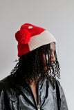 Walter Van Beirendonck Walter Beanie Red / Off White FW 24-25