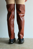 Walter Van Beirendonck Extra Sharp Pants Brown FW23