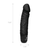 Powercocks 6.5” Realistic Vibrator Black