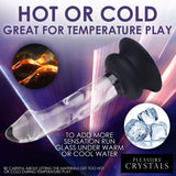 Pleasure Crystals 5.6" Glass Dildo W/ Silicone Base
