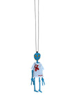 Walter Van Beirendonck Alien Friend + T Necklace in Blue