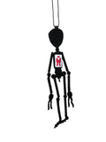 Walter Van Beirendonck Alien Friend + T Necklace in black