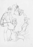 Tom of Finland, Untitled, ca 1973 (KAKE: SADIST, Issue 14, Frame 19)