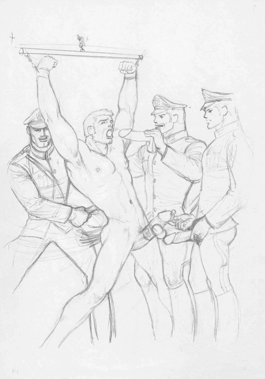 Tom of Finland, Untitled, ca 1973 (KAKE: SADIST, Issue 14, Frame 7)