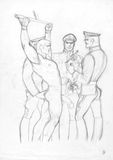 Tom of Finland, Untitled, ca 1973 (KAKE: SADIST, Issue 14, Frame 4)