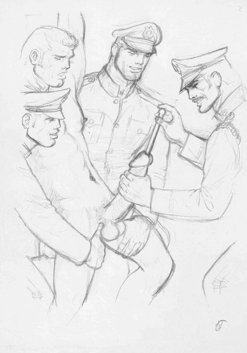 Tom of Finland, Untitled, ca 1973 (KAKE: SADIST, Issue 14, Frame 5)