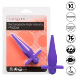 Anal Toys Rechargeable Silicone High Intense Probe - Purple
