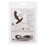 Anal Toys Rechargeable Curved Probe Silicone Anal Stimulator