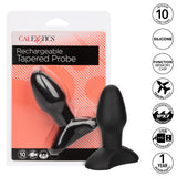Anal Toys Rechargeable Tapered Probe Silicone Anal Stimulator