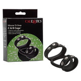 Rings! Silicone Tri-Snap C & B Cage Cock Ring