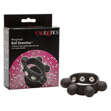 Rings! Silicone Weighted Ball Stretcher Cock Ring Black