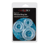 Rings! Premium Silicone Cock Ring Set (3 Piece Set) - Clear