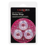 Rings! Stacker Silicone Cock Rings 3 Piece - Clear
