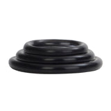 Rings! Silicone Support Rings Cock Rings (3 Piece Set) - Black