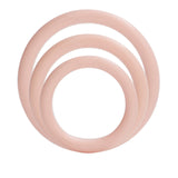 Rings! Silicone Support Rings Cock Rings (3 Piece Set) - Ivory