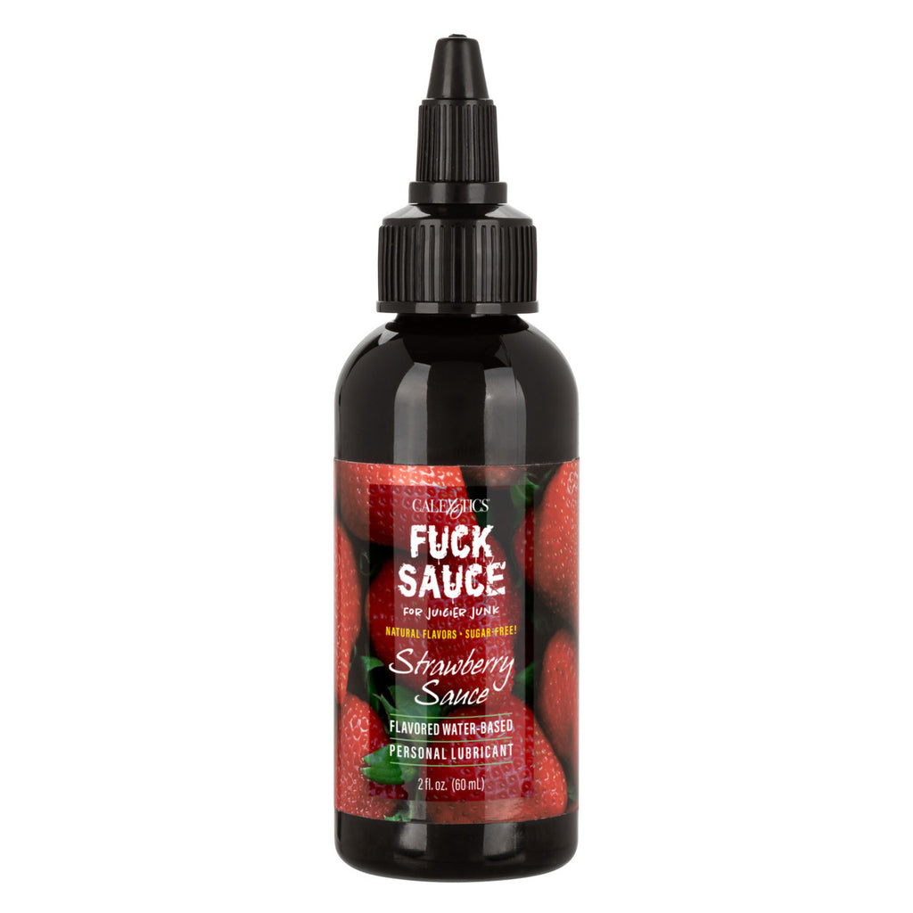 Fuck Sauce Flavored Water Based Personal Lubricant Strawberry 2oz