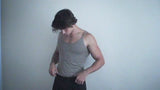 Dominic Albano Ribbed Scoop Neck Tank - Sand