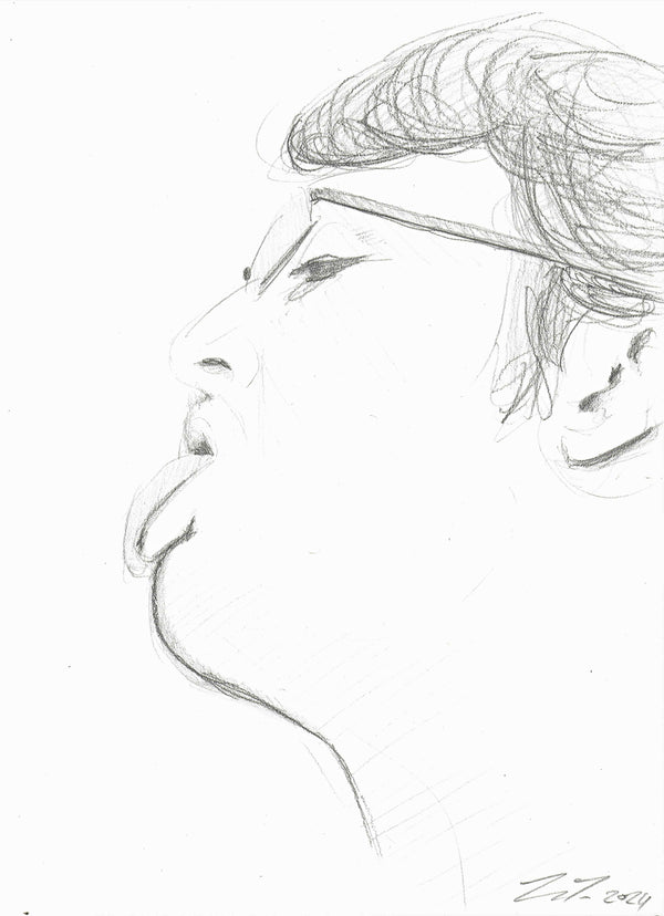 JWAN YOSEF, FLOOR LICKER DRAWING XII (2024)