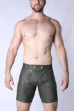 CELLBLOCK 13 Slick Carpenter V2 Zipper Short - Army Green