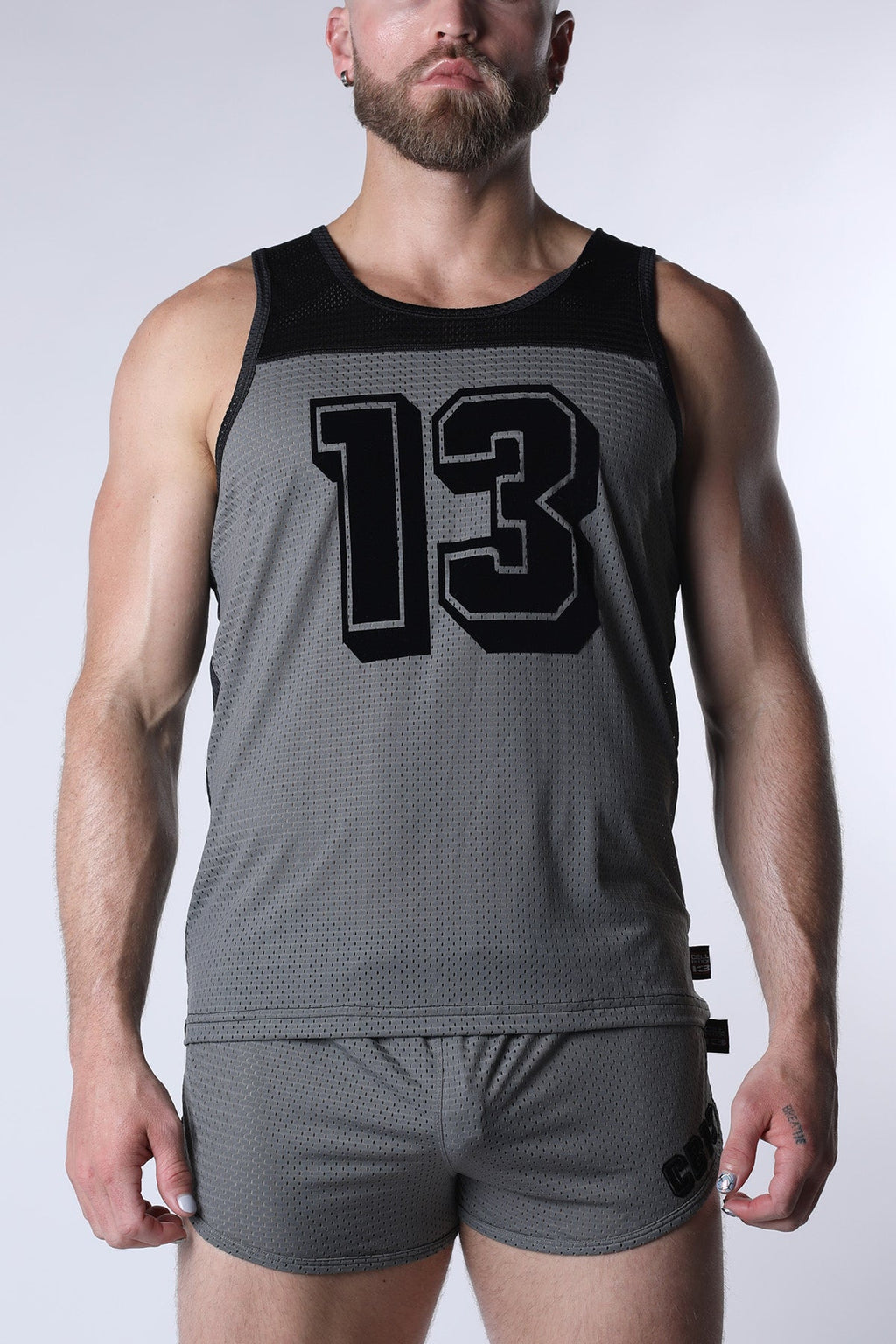 CELLBLOCK 13 Starter Mesh Tank Top - Gray